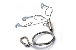 China Steel Wire Rope Adjustable Plant Pot Hanging Kit With Hook For Safety supplier