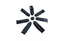 China Static Dissipative ESD Finger Cots Powder Free Fingertip Textured Surface supplier