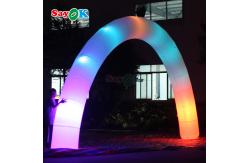 China Custom Inflatable Arch with LED Lights for Outdoor Events and Promotions supplier