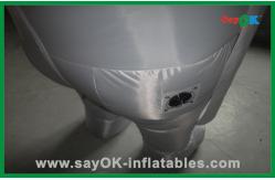 China Inflatable Animal Balloons White Custom Advertising Inflatable Bear Inflatable Cartoon Characters supplier