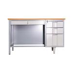 KD Structure Modern Design Office Table Metal Frame Office Desk for sale