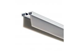 China Windproof Door Bottom Seal Strip Aluminium Alloy With TPE Rubber Tape supplier