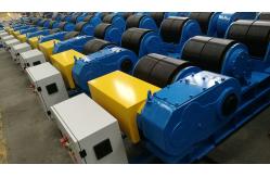 China Rubber Wheel Tank 100t Welding Turning Roll Speed Adjustable supplier
