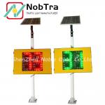 Up To 500 Meters Visibility Range Integrated Radar Solar Traffic Signal