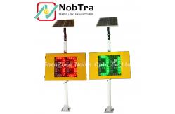 China Up To 500 Meters Visibility Range Integrated Radar Solar Traffic Signal supplier