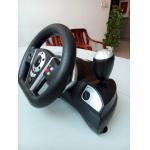 2 In 1 Bluetooth Dual Vibration Racing Games Steering Wheel For P3 / PC for sale