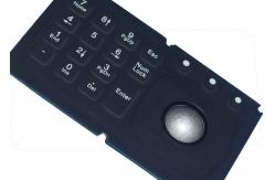 China Mini 15 key panel mount keyboard with trackball for medical , diagnostic equipment supplier