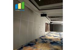 China Fabric Folding Movable Partition Office Sliding Partition Walls For Hotel supplier