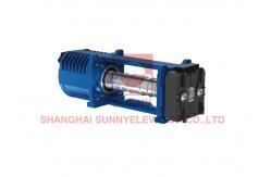 China 1350~2500KG Permanent Magnet Synchronous Gearless Belt Traction Machine supplier