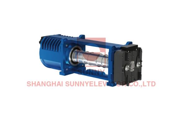1350~2500KG Permanent Magnet Synchronous Gearless Belt Traction Machine