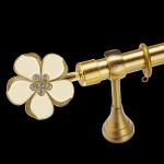 Plum Blossom Set Double Tube Pipe Curtain Rods for sale