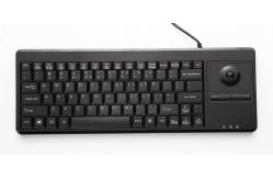 China 88 Keys Desktop Plastic Ruggedized Keyboard 14.0mm Trackball USB Interface supplier
