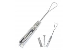 China 80g Metallic Shim Material Heavy Duty Usage Stainless Steel Telecom Drop Wire Clamp supplier