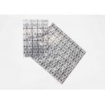 Flat Open ROHS Conductive Grid Bag Heat Sealed With Air Bubbles Inside
