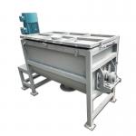Custom-made Multifunctional Horizontal Twin-screw Band Stainless Steel Chemical Dry Powder Mixing Machine for sale