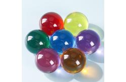 China Custom large acrylic sphere transparent acrylic resin  Contact Juggling balls supplier