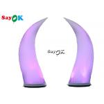 2.5m Multicolor Inflatable Lighting Decoration LED Ivory For Wedding Event Decoration for sale