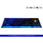 Waterproof Illuminated Metal Keyboard EMC With High Temperature-Resistant Polycarbonate Keys for sale