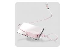 China Travel Retractable 3.28ft Fast Charging USB Cables 3 In 1 For  supplier