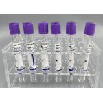 EDTA Anticoagulant Blood Vacuum Container For Glycosylated Hemoglobin HBAIC for sale