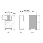 25 Watt DC 5GHz-7GHz Electrode Resistance CVD Chip Termination Electrode ：Gold