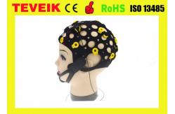 China Black Tin Electrode EEG electrode cap, 20 leads separating EEG hat supplier