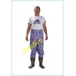 FQWY1901 Camouflage PVC Skidproof Underwater Outdoor Fishing Pants with Rain Boots for sale