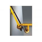 Anti - Collision Nylon Toilet Cubicle Fittings Hardware With Fire Retardant Surface for sale