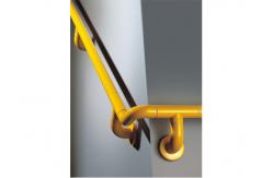 China Anti - Collision Nylon Toilet Cubicle Fittings Hardware With Fire Retardant Surface supplier