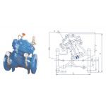 Industrial High Pressure Reducing Valves For Water Distribution Pipes for sale