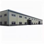 Prefabricated Multi Storey Building , Industrial Steel Frame Warehouse Construction for sale