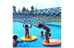 China Commercial Swimming Pool Climbing Duckweed Net Rope Bridge for Kids supplier