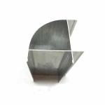 Extruded Corner Architectural Aluminium Profiles 1.0mm Thickness