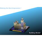 crystal building craft/crystal building/glass model/crystal building model/glass craft for sale