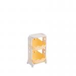Durable PP Plastic Organizer Shelf 91CM 3 Tier Shelf Organizer Plastic