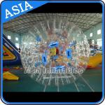 1.0mm PVC Transparent Used Inflatable Water Zorb For Water Pool for sale