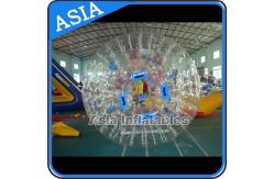 China 1.0mm PVC Transparent Used Inflatable Water Zorb For Water Pool supplier