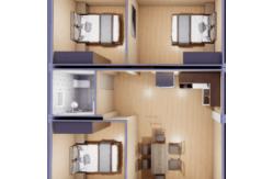 China Prefab Modular Housing Detachable Multiple Single Bedroom Container House supplier