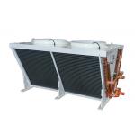 Hydrophilic Aluminum Fin Air Cooled Condenser Floated Coil for sale