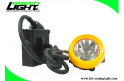 China 7.8Ah rechargeable high power led miner cap lamp Anti-cracked Minera lampara supplier