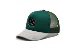 China Towel embroidery and foam Cotton Trucker Mesh Cap All Seasons supplier