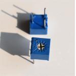 Industrial Single Turn Precision Potentiometer Top Adjustment Square Shape for sale