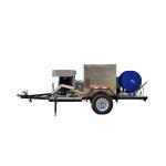 1500L 2000L Sewer Jetter Trailer Water Cleaning Jetting Pump Semi Trailer High Pressure Cleaners for sale