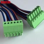 3.5mm Female Pluggable Terminal Block Wire And Cables Assembly Manufacturer Wiring Harness for sale