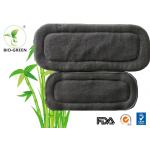 Grey Soft Bamboo Cloth Diaper Inserts For Babies Customized Color Available for sale