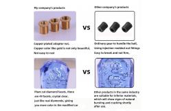 China Skyringe Resin Shift Knob Blue Purple Crystal shift knob universal supplier