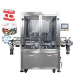 Automatic Vacuum Filling Machine Sealing Machine Rice Canned Pet Food for sale