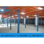 Cold Roll Steel Mezzanine Floor Boards , Heavy Duty Mezzanine Storage Systems for sale