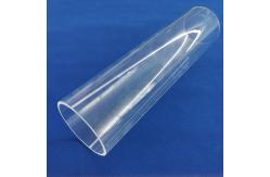 China High Temperature Clear Fused Quartz Glass Tube With All Dimension supplier