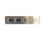 IP65 4 Keys Industrial Metal Keypad Stainless Steel Without Electronic Controller for sale